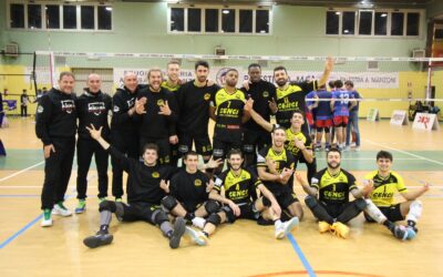 Volley serie B maschile girone A, la Canottieri Ongina vince il braccio di ferro a Torino contro il Parella (1-3)