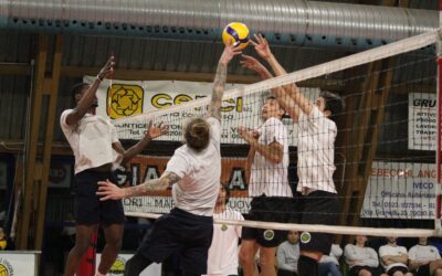 Volley serie B maschile girone A, buon test per la Canottieri Ongina: 2-2 con Yaka Volley Malnate