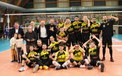 Volley serie B maschile girone A, la Canottieri Ongina stende Ciriè (3-0) e balza al secondo posto