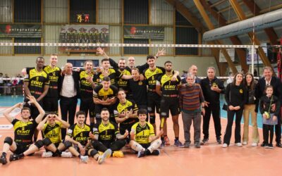 Volley serie B maschile girone A, la Canottieri Ongina la spunta nel braccio di ferro contro La Spezia (3-1)