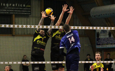 Volley serie B maschile girone C, nel “derby del Po” la Canottieri Ongina raccoglie un punto: fa festa la Pallavolo Cremonese