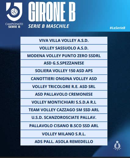 Volley serie B maschile