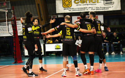 Volley serie B maschile girone B, la Canottieri Ongina mette nel mirino il tris