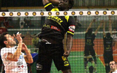 Volley serie B maschile girone B, Daniel Imokhai (Canottieri Ongina): “Contro Scanzorosciate ancora una volta sarà importante contenere gli errori”