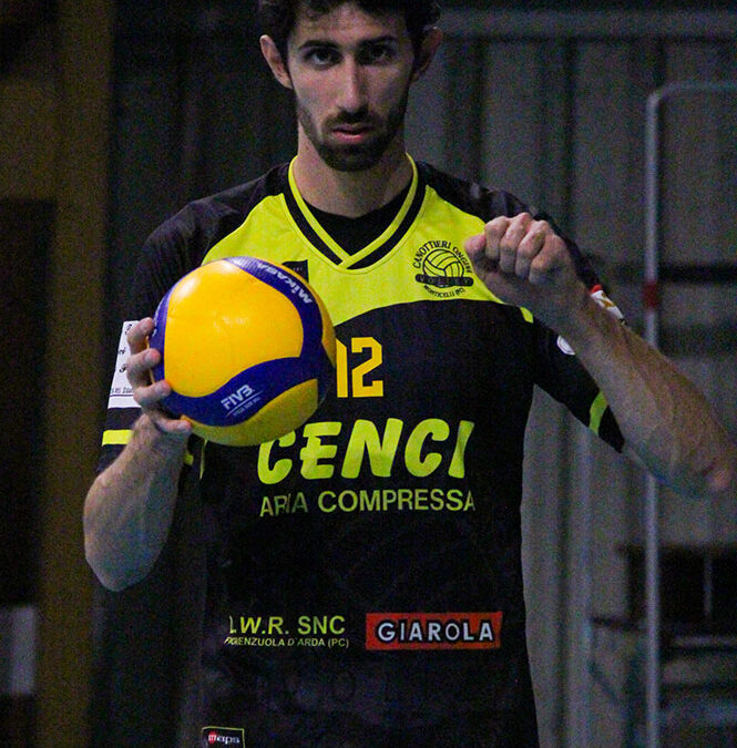 Volley serie B maschile girone B, Lorenzo Paratici (Canottieri Ongina): “Cisano buona squadra, ma non dovremo disunirci”