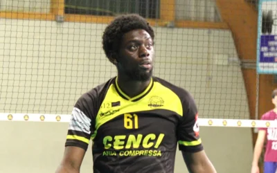 Volley serie B maschile, il talento e la fisicità di Daniel Imokhai ancora al servizio della Canottieri Ongina